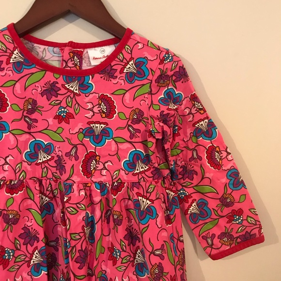 Hanna Andersson Other - Hanna Anderson sz 100 pink paisley floral dress